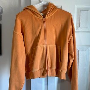 TNA Cozy Aritzia Boyfriend Boxy Zip Up